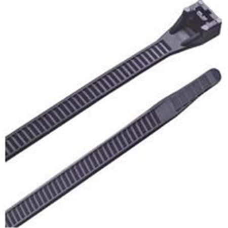 Vortex Cable Tie, 36 in L, 10.30 in Max Bundle Dia., Black, Nylon 6/6, 175 lb Strength VO3121860